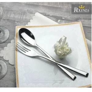 سرویس قاشق و چنگال 155 پارچه رولنزا مدل 003 براق