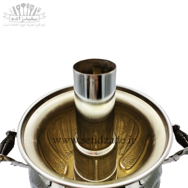 سماور گازی شاهکار مدل مهدیس قلمزده هخامنشی 8 لیتری