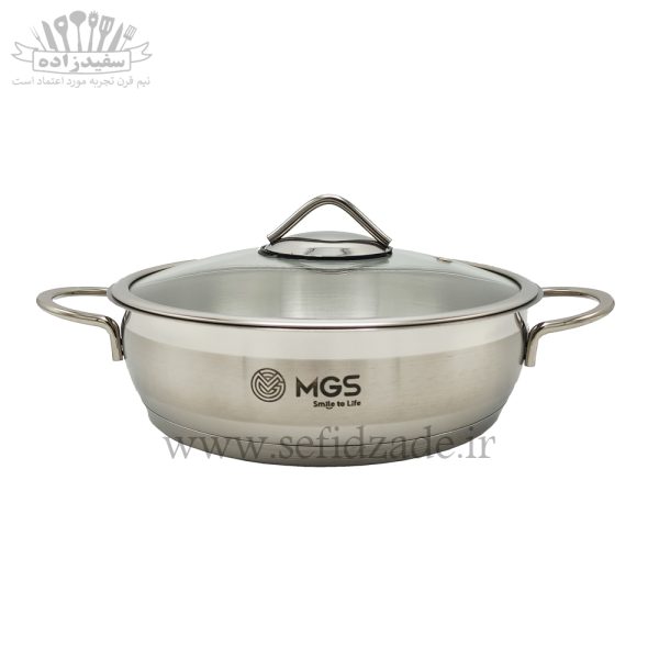 تابه دودسته استیل ام جی اس (MGS) سایز 24