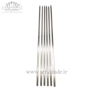 سیخ استیل جوجه بلند بسته 6 عددی