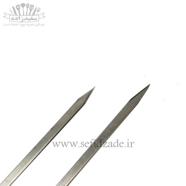 سیخ استیل جگری بلند بسته 6 عددی