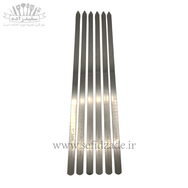 سیخ استیل کوبیده بلند بسته 6 عددی
