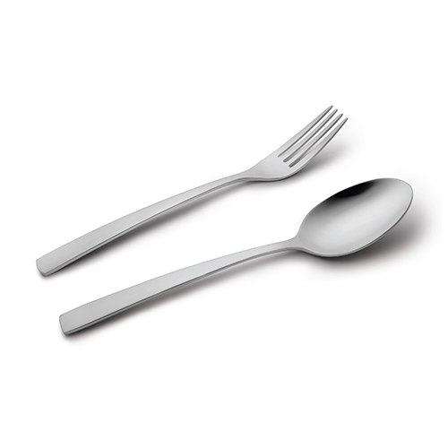 قاشق و چنگال ناب استیل مدل فلورانس 12 پارچه