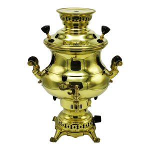 سماور گازی شاهکار مدل پارسیان زرد 6 لیتری