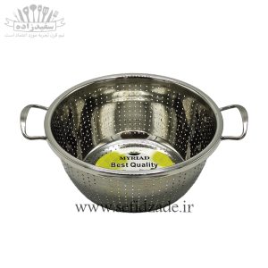 آبکش استیل دسته دار مایریاد سایز 24 سانتی