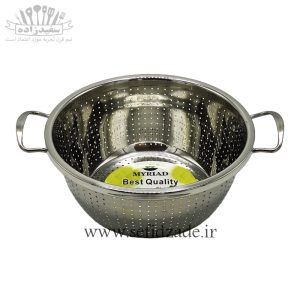 آبکش استیل دسته دار مایریاد سایز 26 سانتی