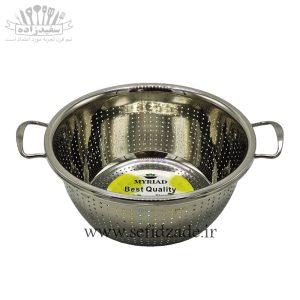 آبکش استیل دسته دار مایریاد سایز 28 سانتی