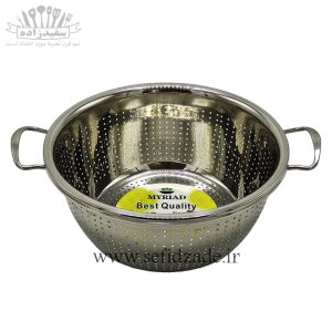 آبکش استیل دسته دار مایریاد سایز 30 سانتی