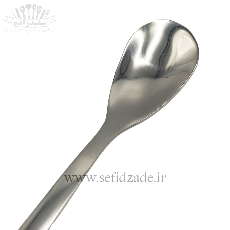 قاشق شربت خوری استیل مدل شیکاگو 6 عددی