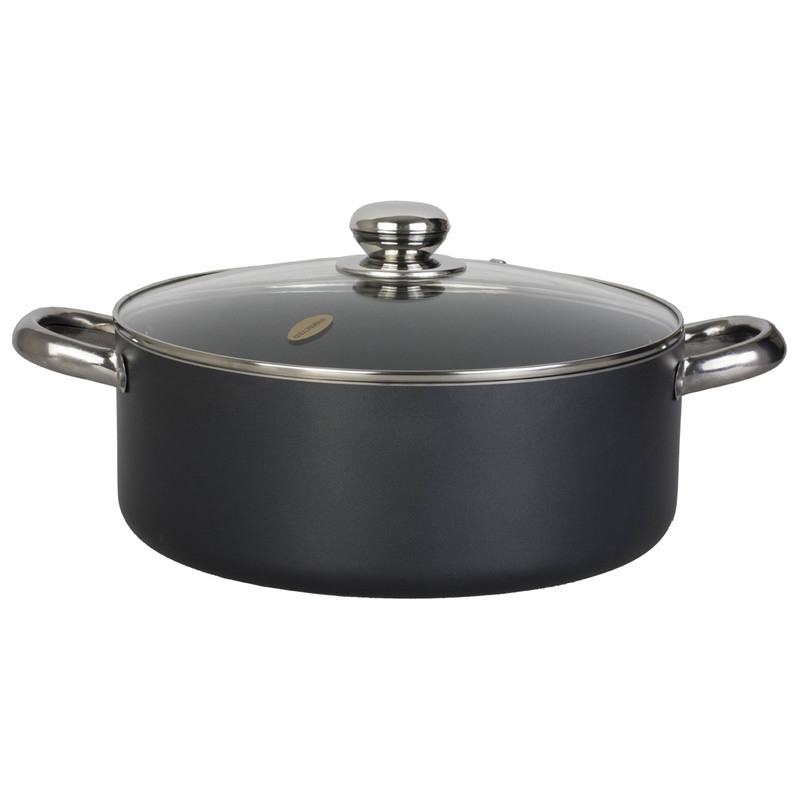 نیم قابلمه ظرفیران دسته استیل سایز 28