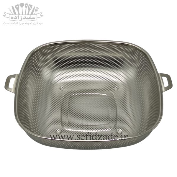 آبکش استیل پانچ مربعی سایز 38