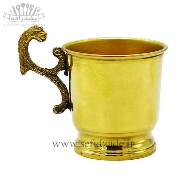 سرویس چایی خوری 20 پارچه برنجی مدل ساده