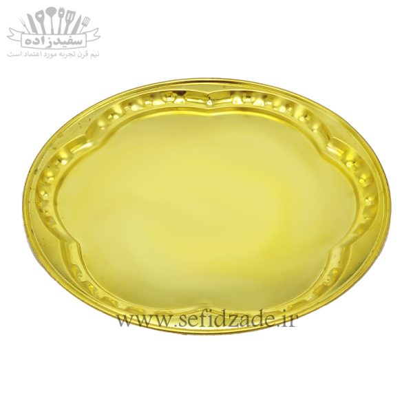 سرویس چایی خوری 20 پارچه برنجی مدل ساده