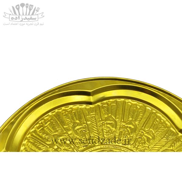 سرویس چایی خوری 20 پارچه برنجی مدل ترکدار