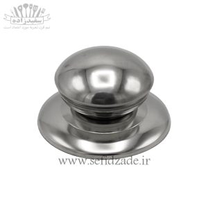 درب قابلمه پیرکس سوپاپ دار با دستگیره استیل سایز 16 سانتی