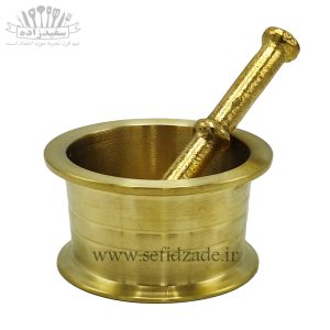 هاون برنجی سنتی 13.5 سانتی