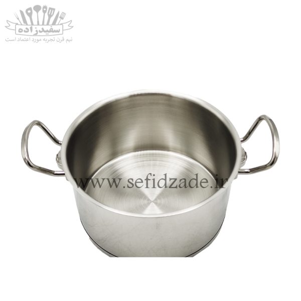 سرویس قابلمه استیل 9 پارچه جدید براق دستی لوکس