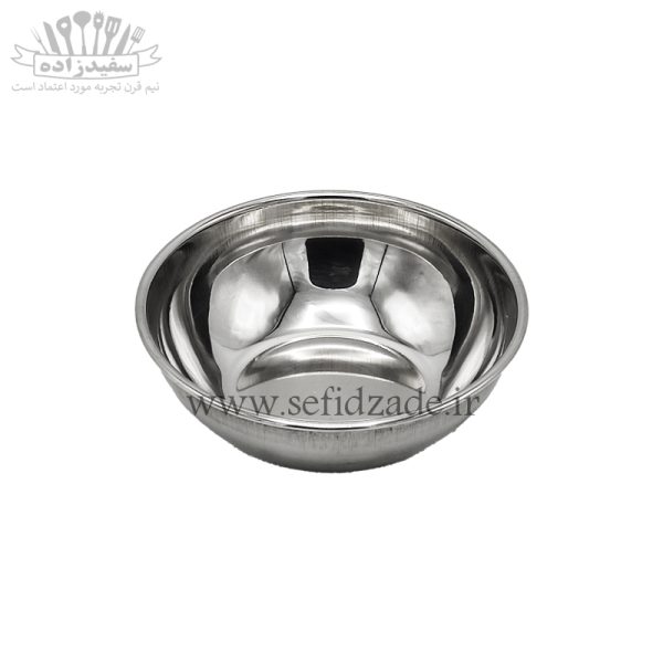 کاسه استیل ساده 18 سانتی