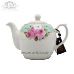 قوری چینی شکس (SHEX) مدل مجید گل آبی 750ml