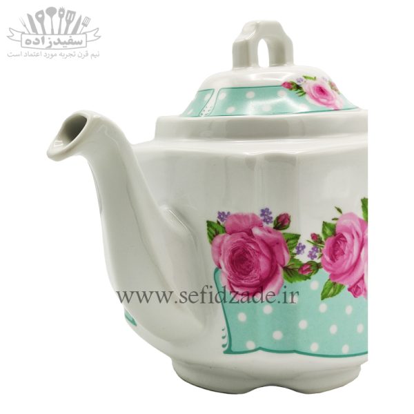 قوری چینی شکس (SHEX) مدل پروین آبی 750ml