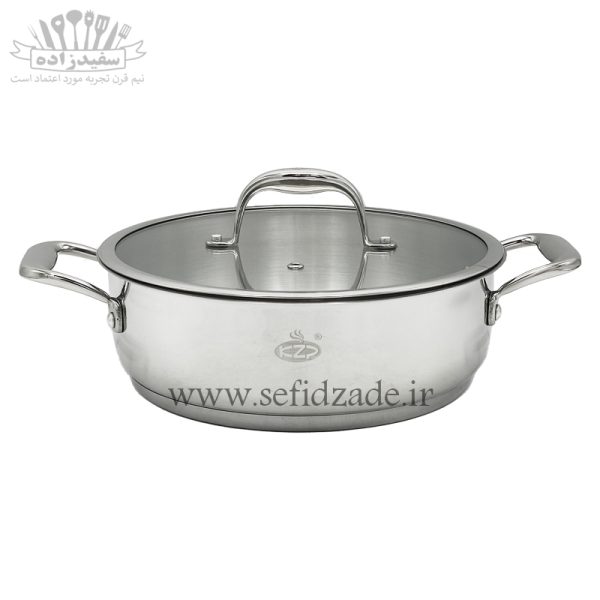 تابه دودسته استیل KZP سایز 24