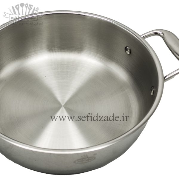 تابه دودسته استیل KZP سایز 24