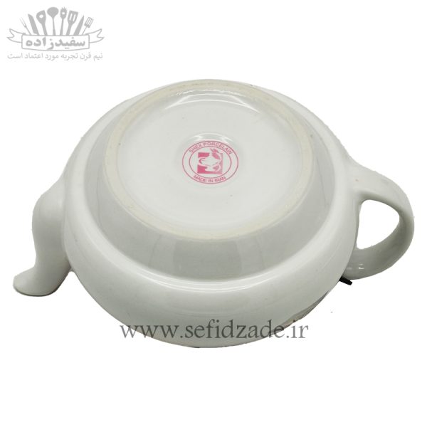 قوری چینی شکس (SHEX) مدل دریا حاشیه آبی 750ml