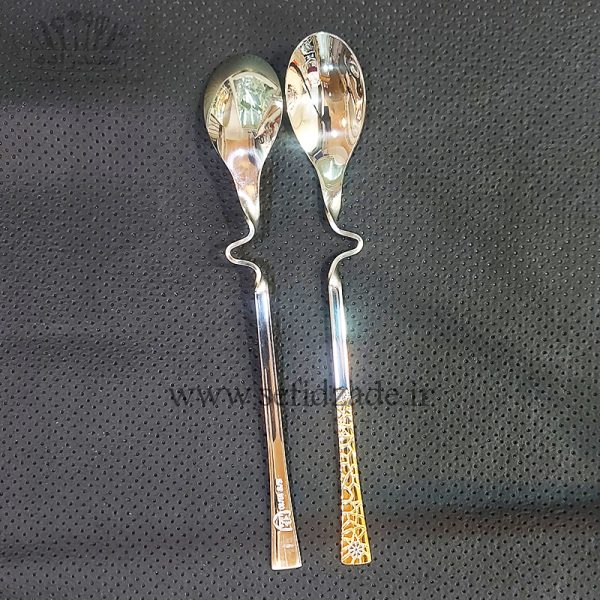 سرویس قاشق چنگال لوکا 30 نفره 160 پارچه کاشی طلایی