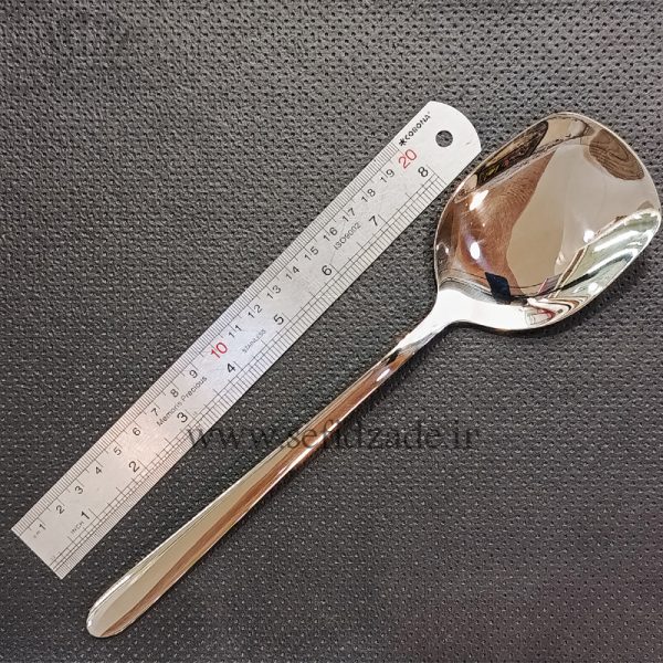 قاشق خورشت فانتزی استیل یونیک مدل دونا