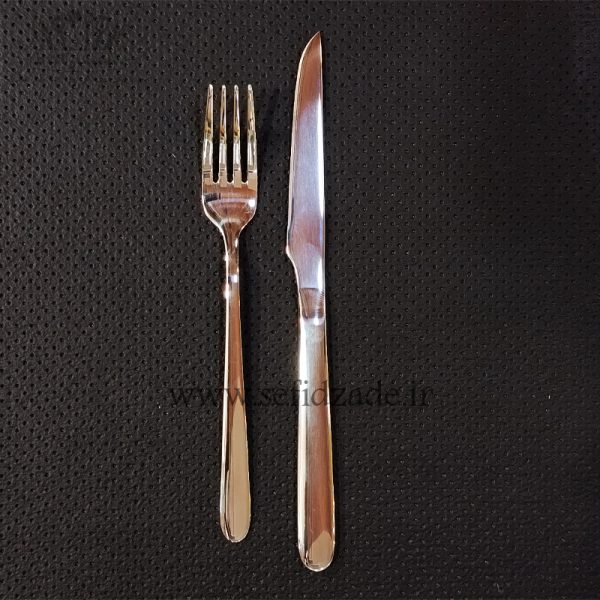 کارد چنگال استیل یونیک مدل دونا 12 پارچه