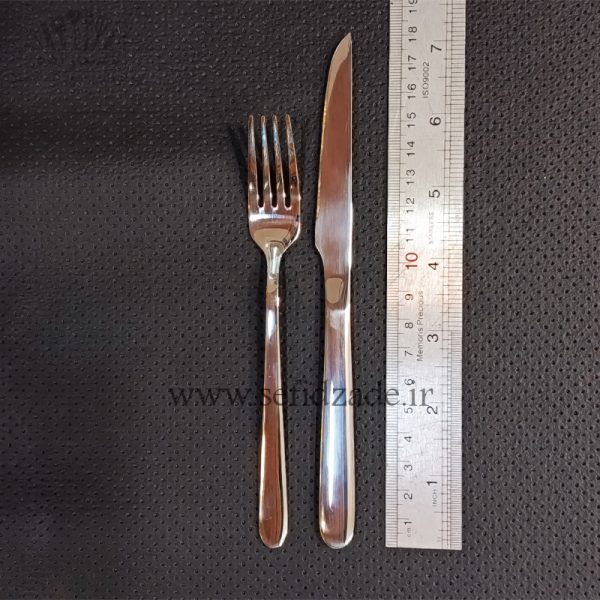 کارد چنگال استیل یونیک مدل دونا 12 پارچه