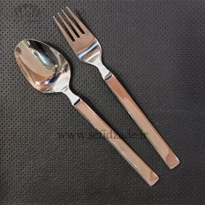 قاشق چنگال استیل صنایع استیل ایران مدل میلان 12 پارچه