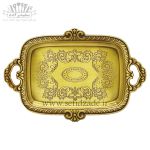 سینی پذیرایی مستطیل سلینا مدل ونوس آنتیک کد 3123