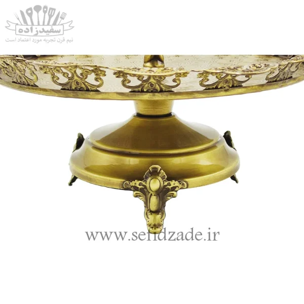 شکلات خوری دو طبقه سلینا یونا گرد آنتیک 3944