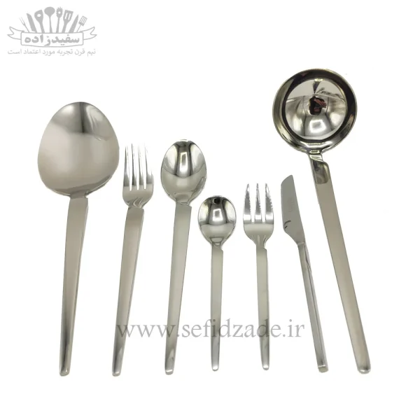 سرویس قاشق و چنگال 151 پارچه نیکولاس مدل 501 براق