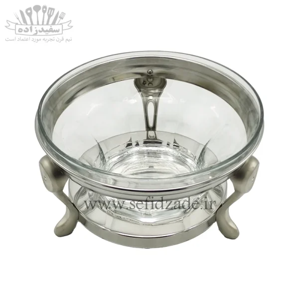 سوفله سالاد خوری استیل سلینا مدل نگین 93511
