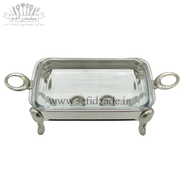 سوفله خوری استیل سلینا مدل نگین سایز کوچک 93512