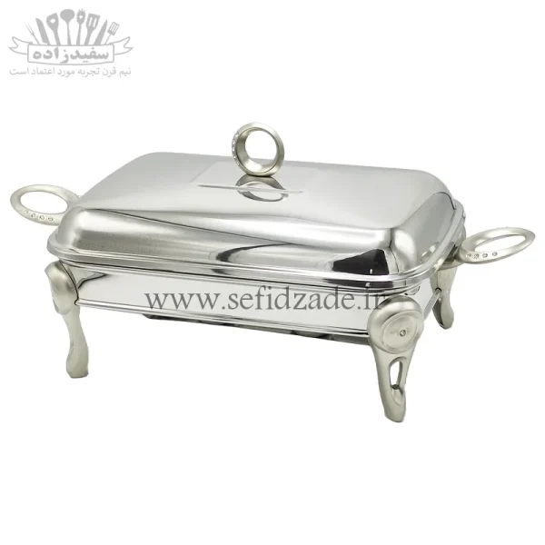 سوفله خوری استیل سلینا مدل نگین سایز بزرگ 93514
